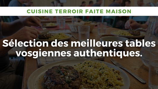 Intérieur du restaurant Au Rendez-vous du Haut Barba, spécialiste de la cuisine terroir faite maison dans la vallée de la Vologne.